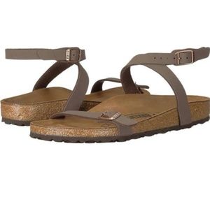Birkenstock "Daloa" Mocha Sandals Size 38